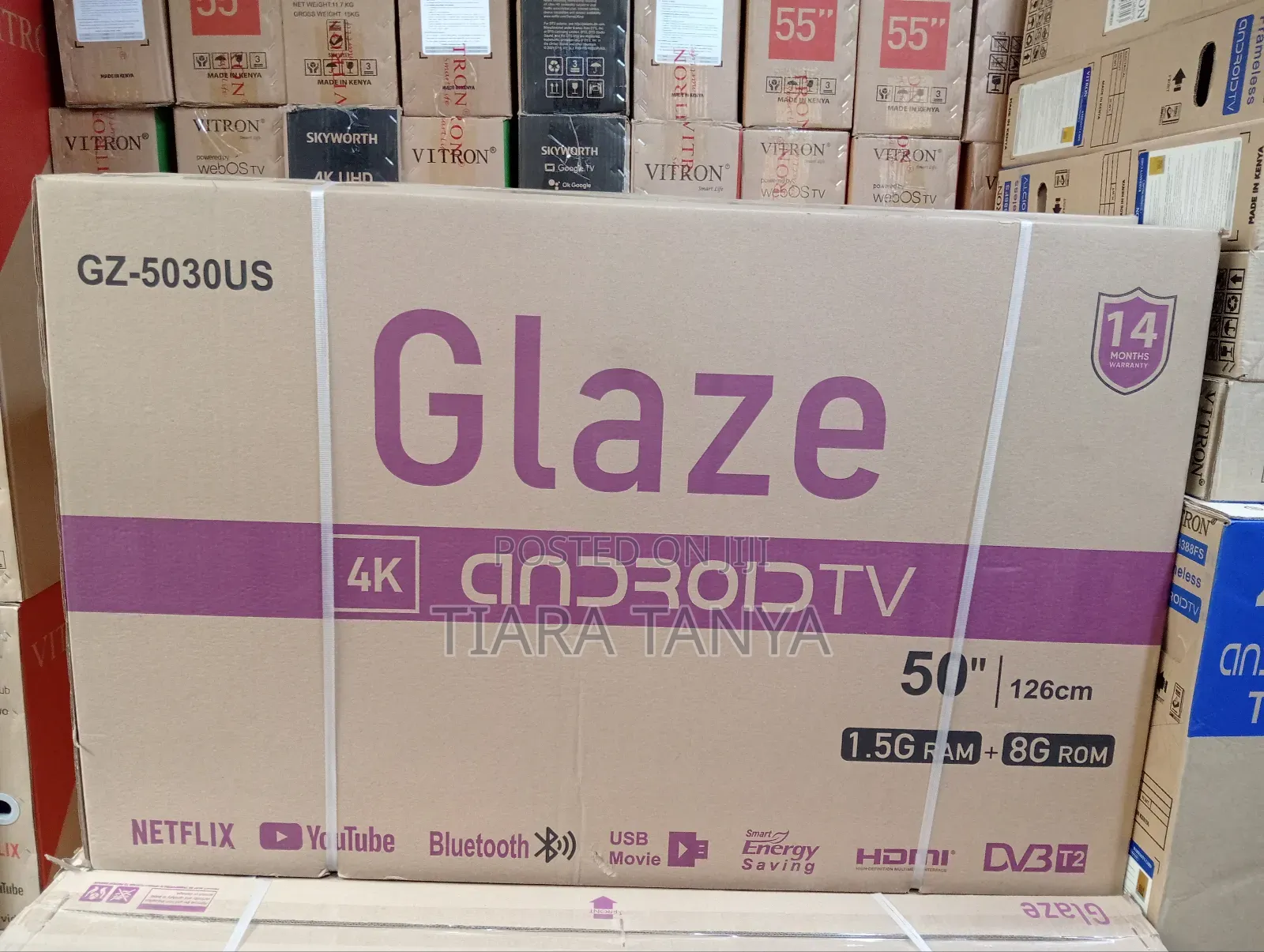 50" Glaze Smart Android Tv