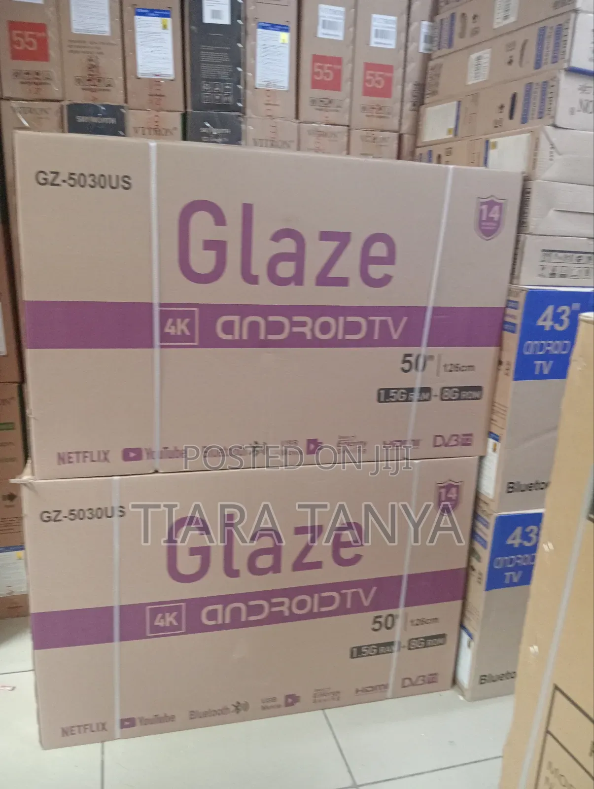 50" Glaze Smart Android Tv