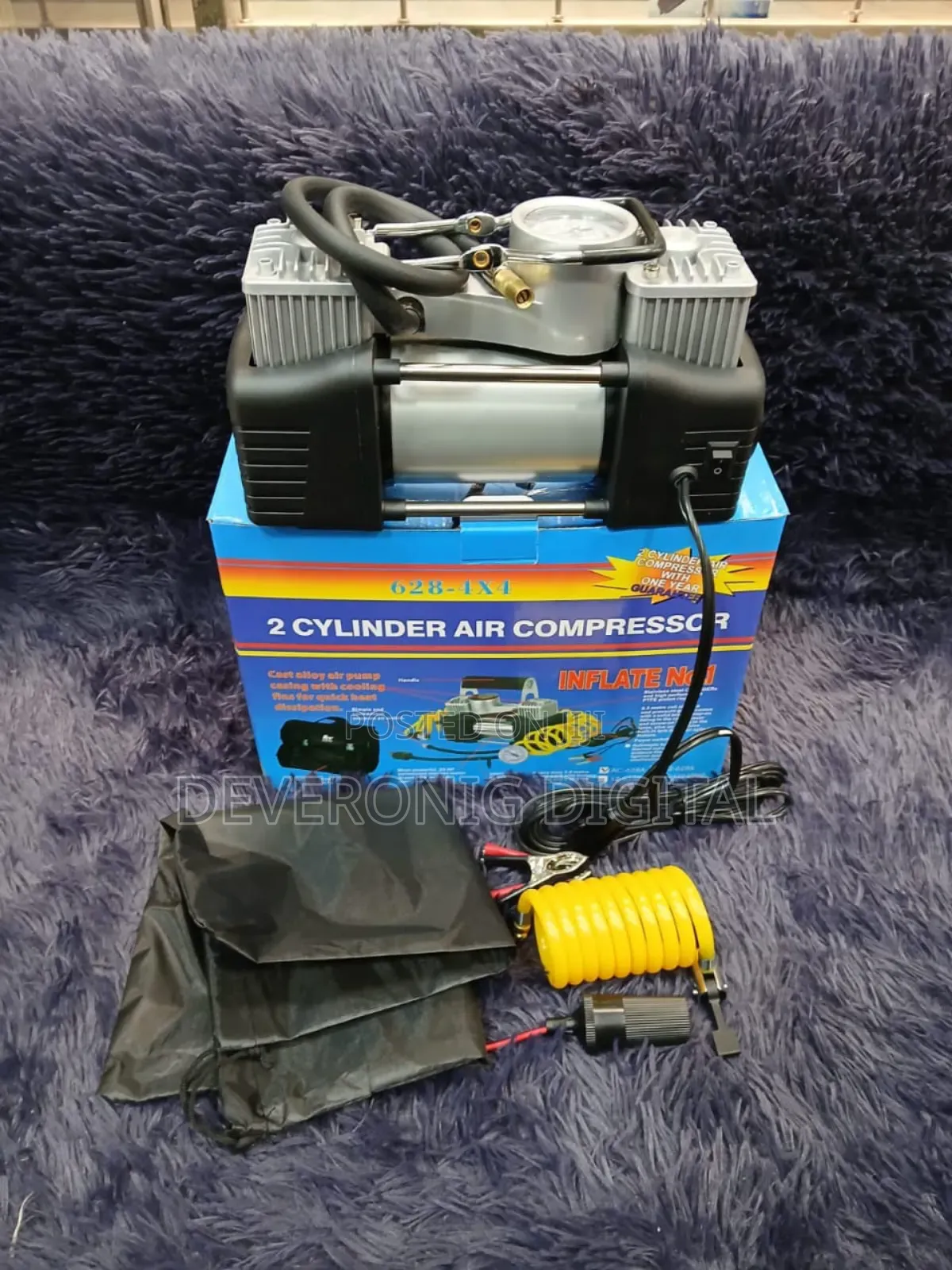 2 Cylinder Air Compressor Car Air Compressor
