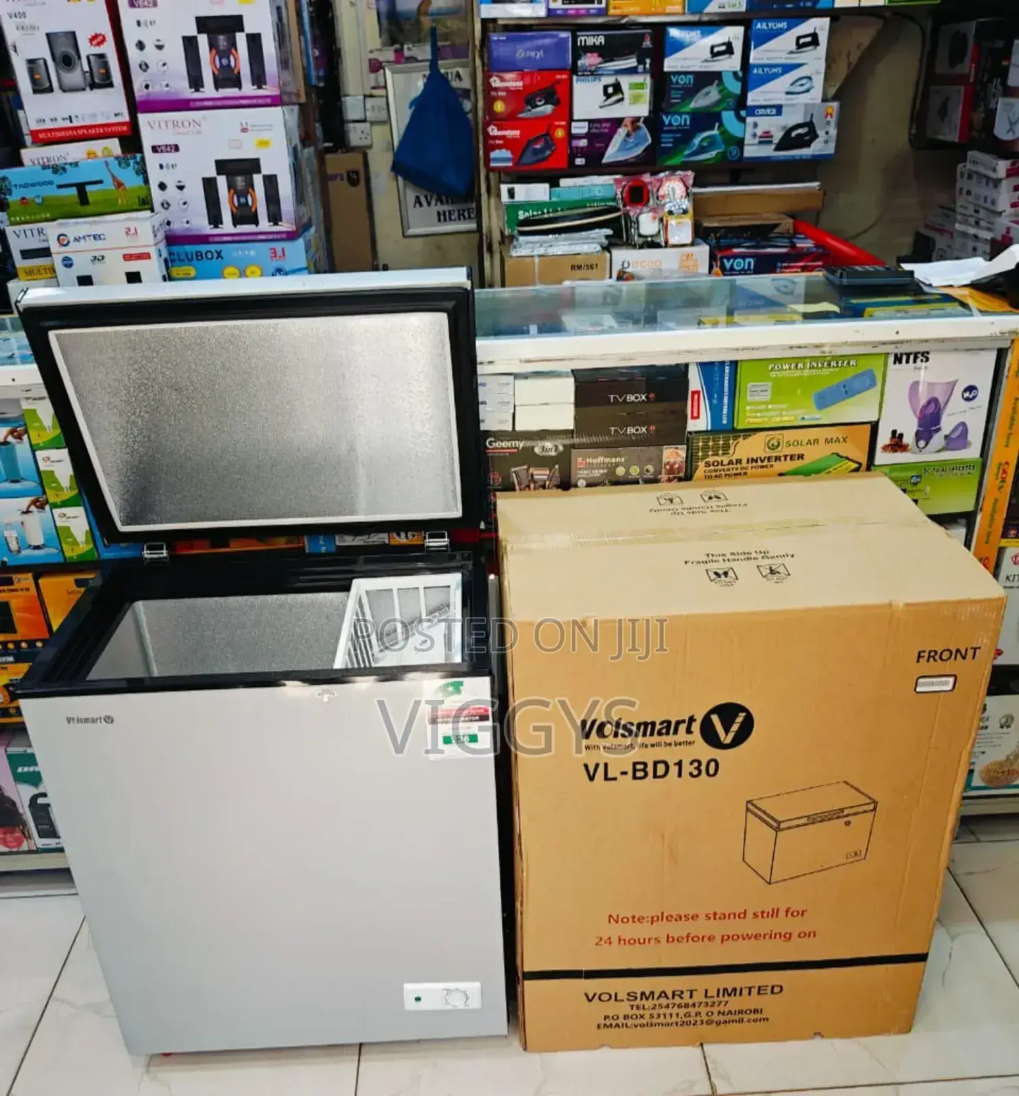 Volsmart Chest Freezer 130l Deep Freezer