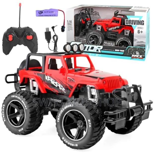 Remote Controlled Monster Truck Jeep - thumbnail 3