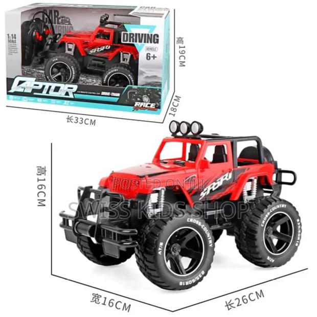 Remote Controlled Monster Truck Jeep - thumbnail 4