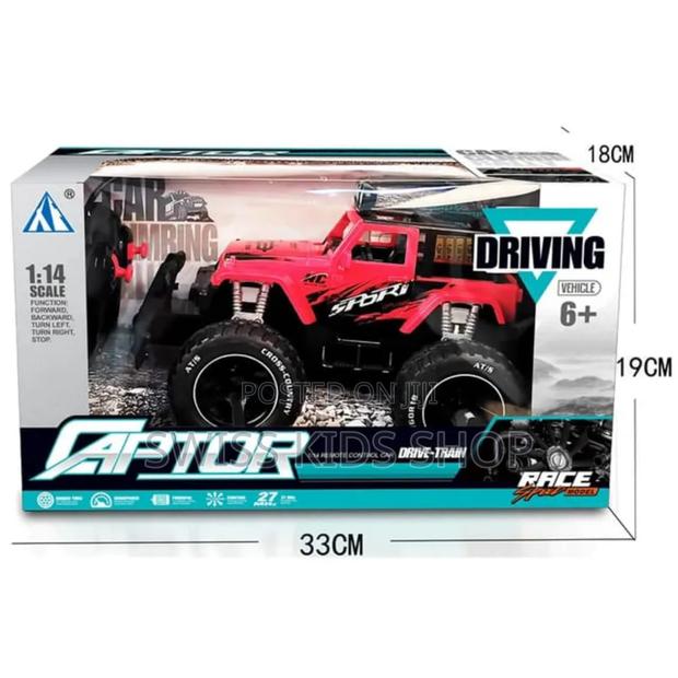 Remote Controlled Monster Truck Jeep - thumbnail 5