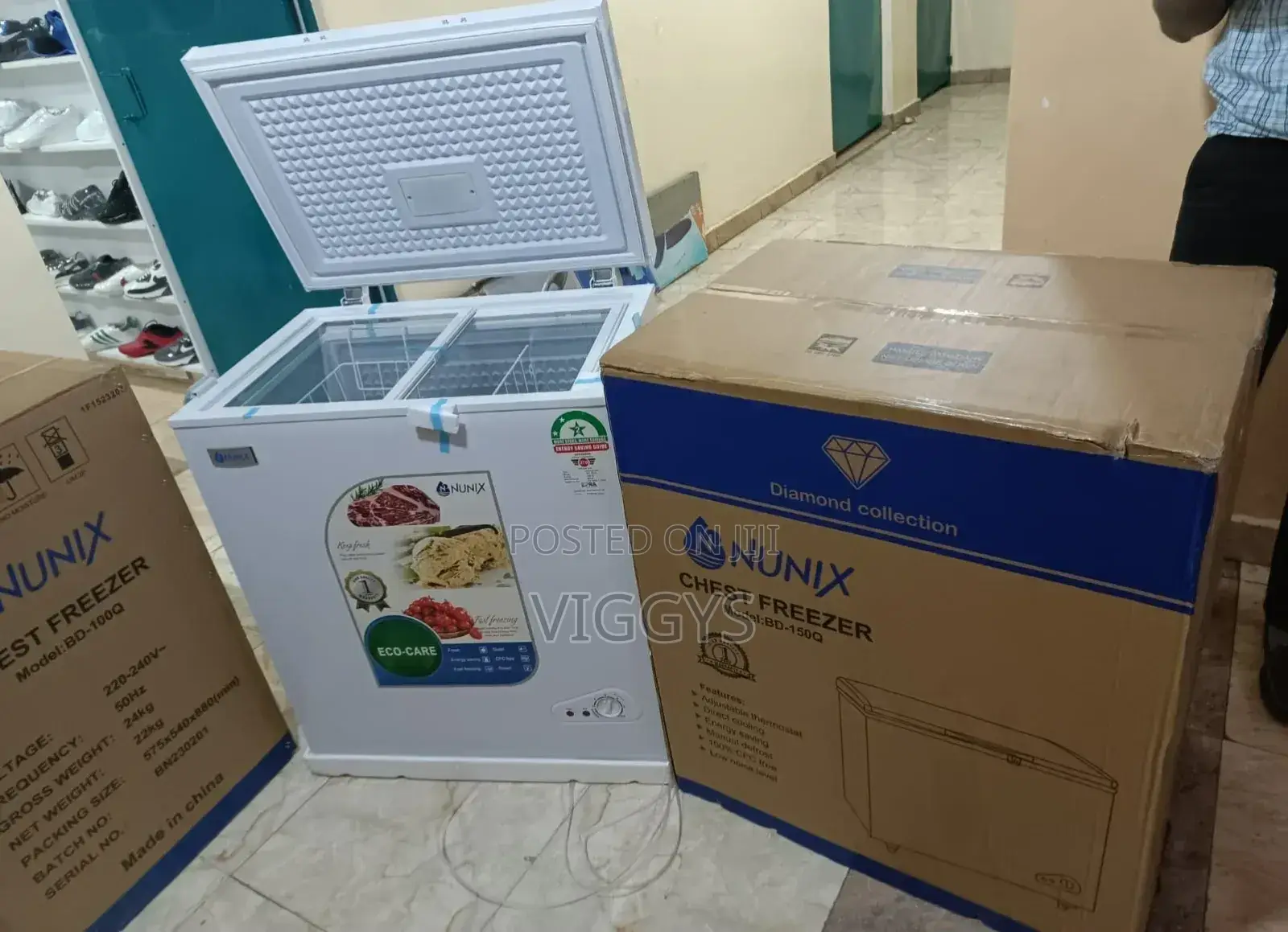 Nunix 150 Litres Deep Freezer 