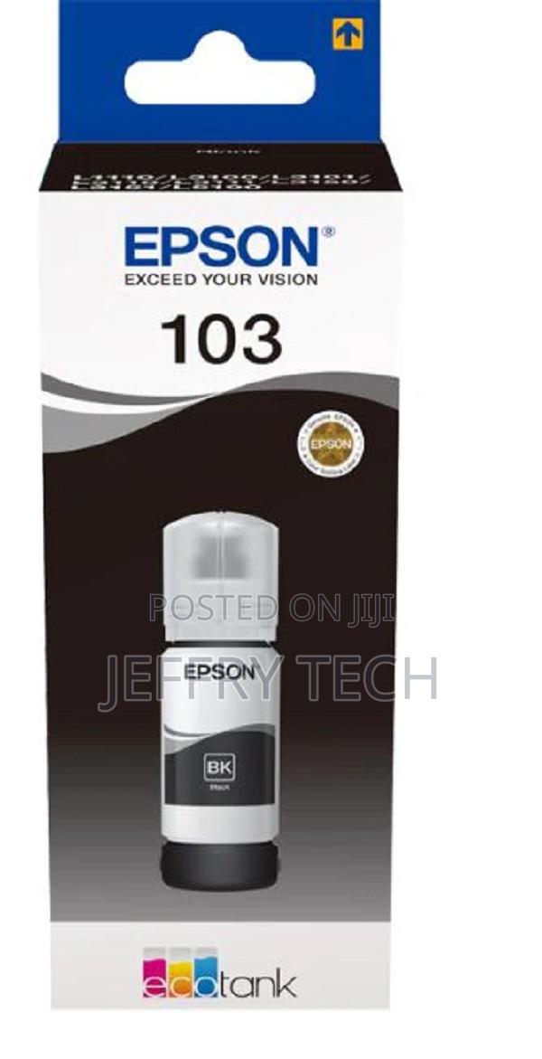 Epson 103 Ecotank Black Ink Bottle - main view