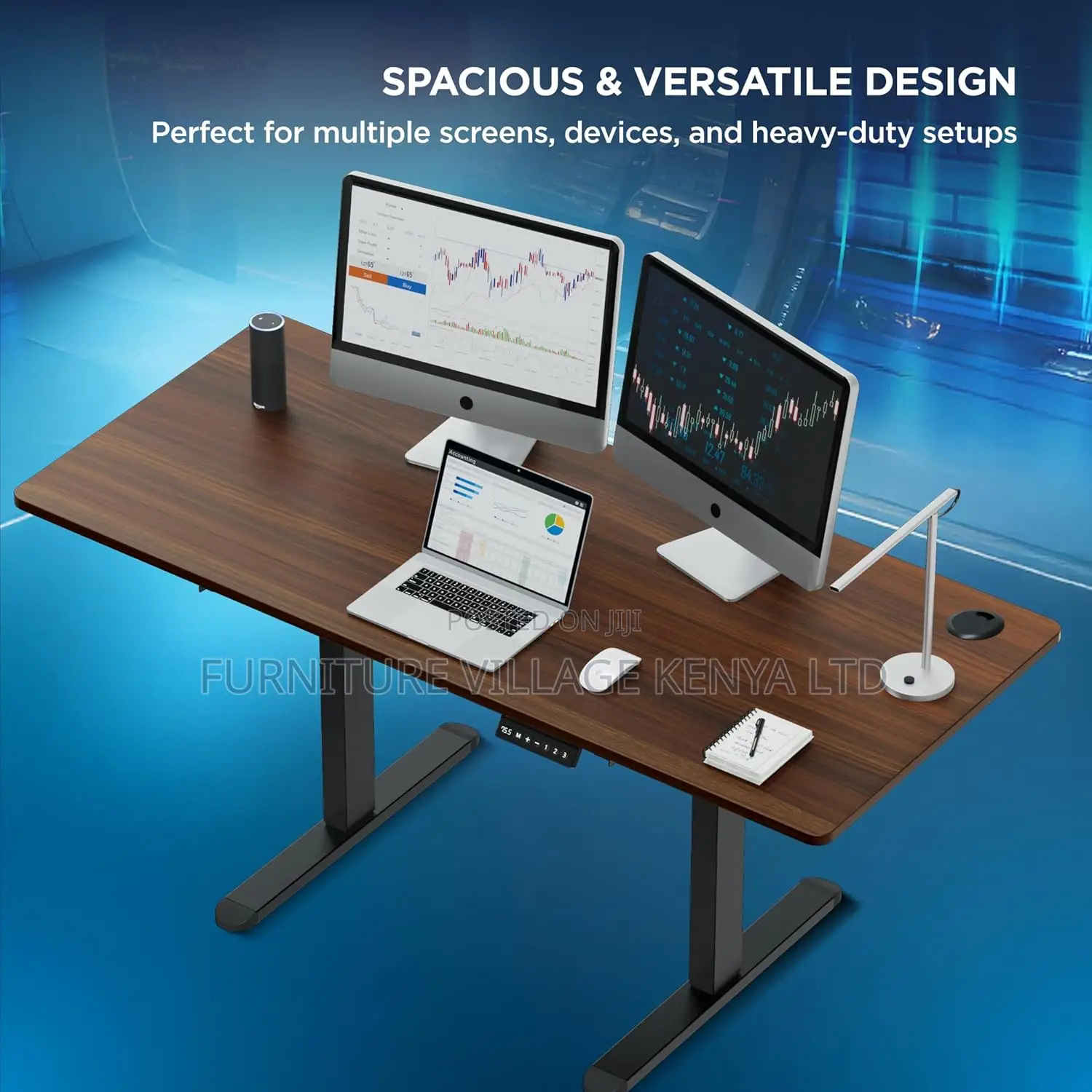 Electric Height Adjustable Desk for Laptop