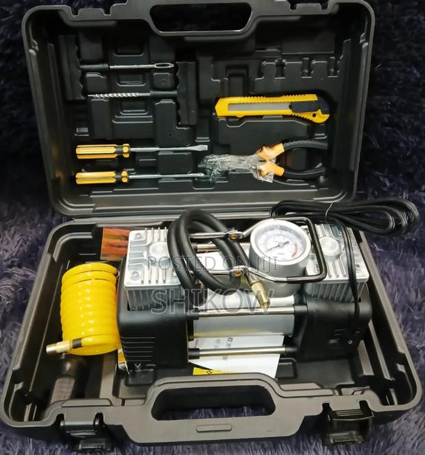 Air Compressor With Tools
