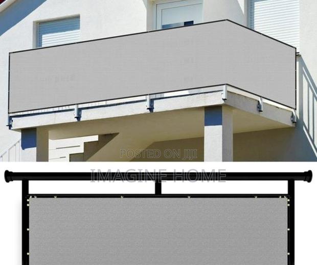 Grey Balcony Privacy Shield - main view