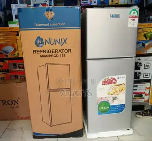 Nunix 138litres Double Door Fridge Refrigerator