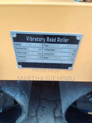 Double Drum Vibratory Road Roller 550kg