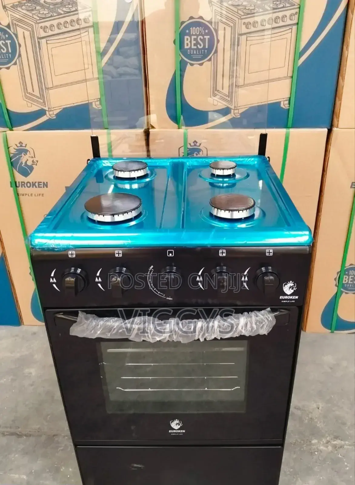 Euroken Full Gas Standing Cooker With Gas Oven .