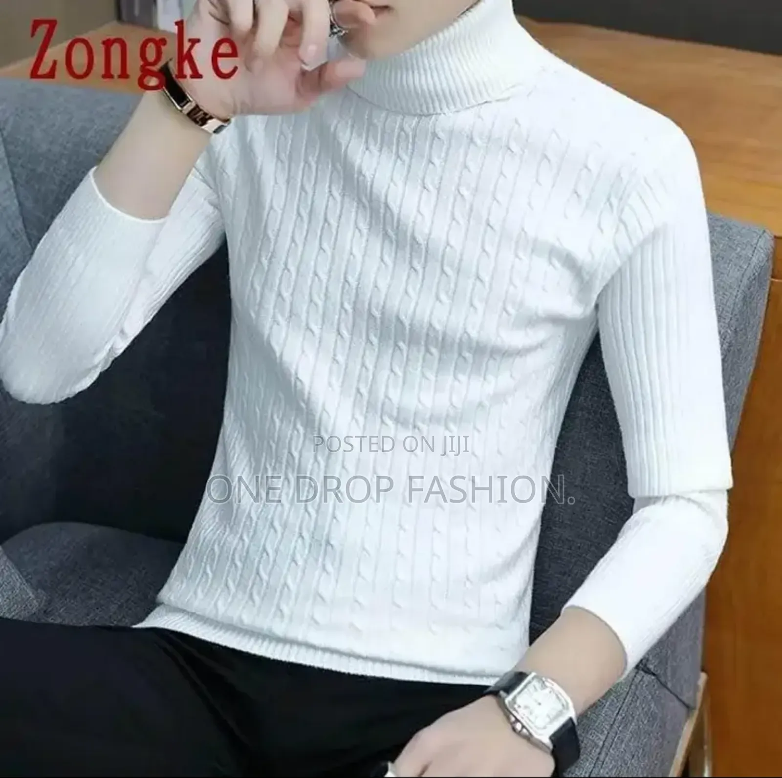 Men White Pullnecks01