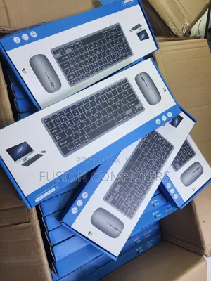 Bluetooth Wireless Combo Keyboard and Mouse Rechargeable