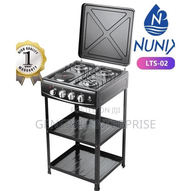 Nunix Cooker With Shelve, Nunix 3+1 Cooker