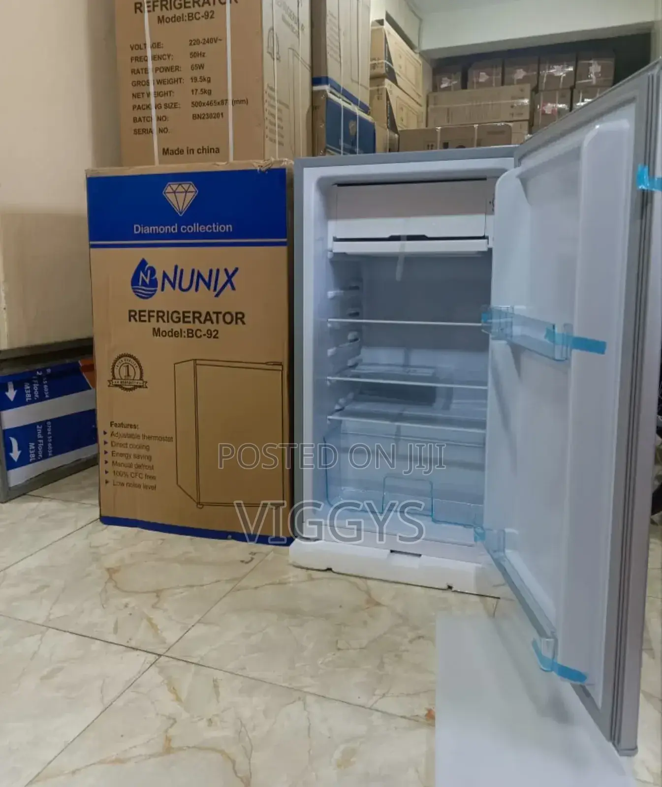 *Nunix Fridge 92litres Single Door At