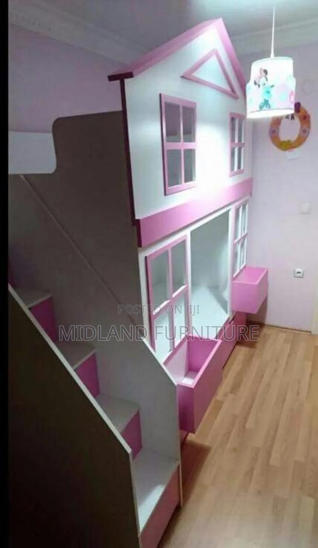 Modern Design Pink Double Decker for Girls - thumbnail 4