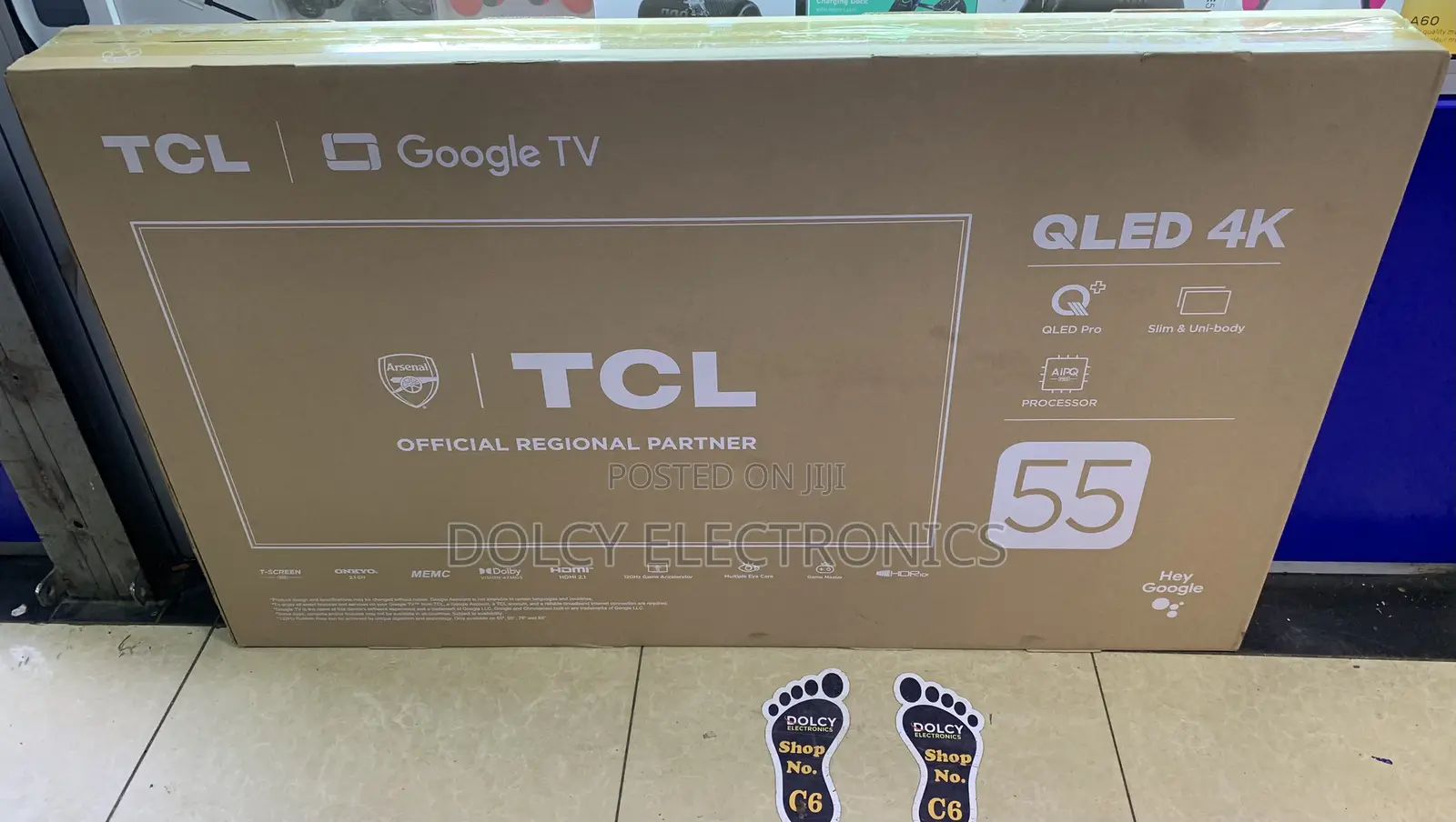 Tcl C655 55" Qled Pro Smart Google Tv