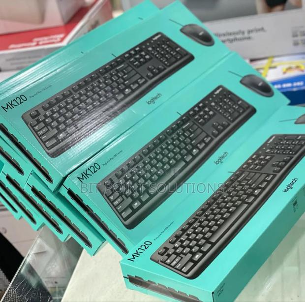 Logitech Mk120 Usb Keyboard// Logitech Mk120 Corded Keyboard - main view