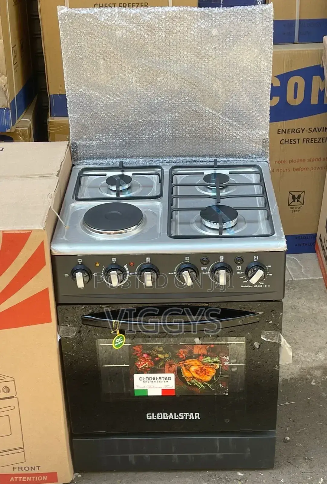 Globalstar Jet 3+1 Standing Cooker With Electric Oven 60*60