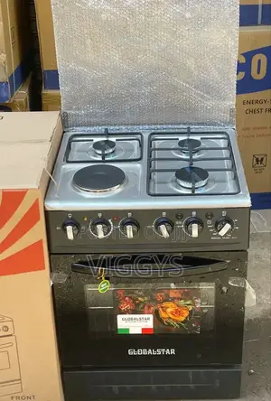60*60 Globalstar 3+1 Standing Cooker With Electric Oven