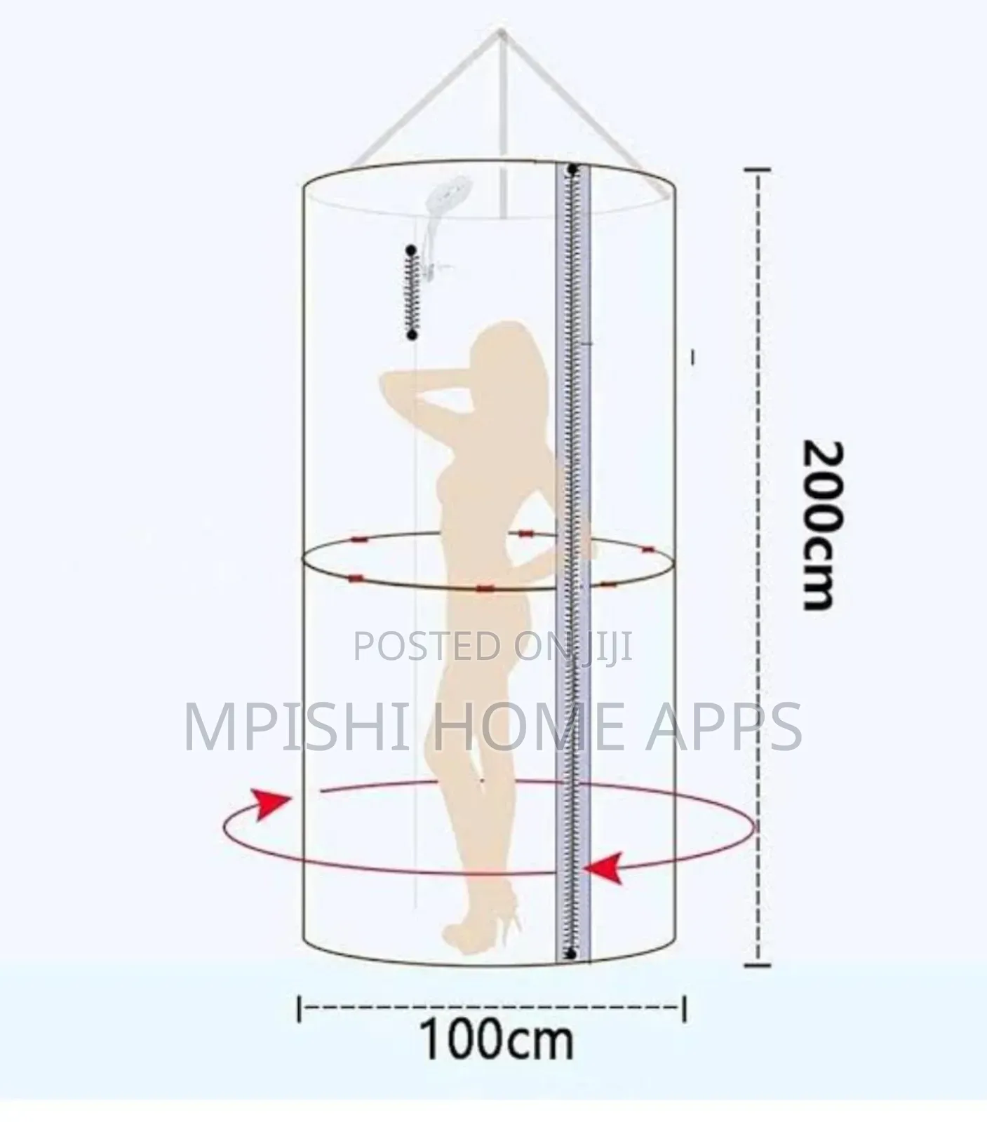 Foldable Changing Room Shower Cabin