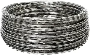 Fencing 450mm Barbed Razor Coiled Wire 10mts