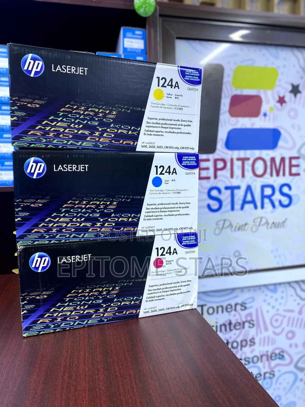Wonderful Hp 124a Original Laserjet Toner Cartridges