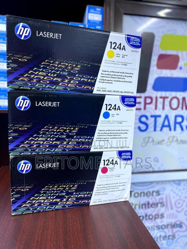 Marvelous Hp 124a Original Laserjet Toner Cartridges