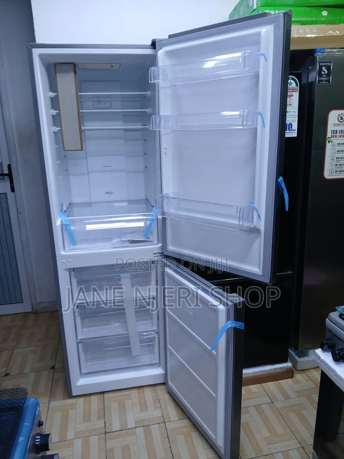 Roch 330 Liters Double Door With Bottom Freezer
