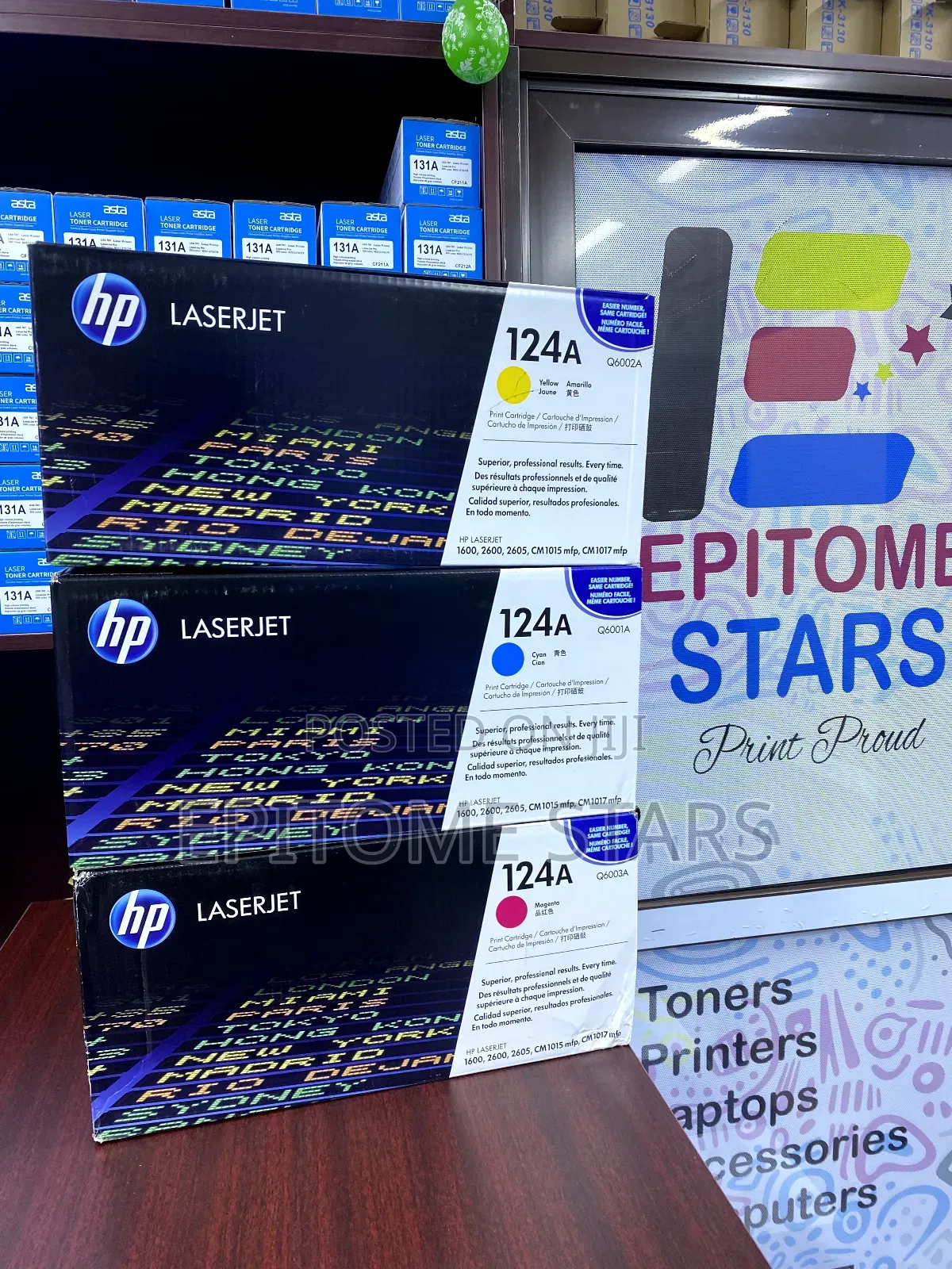 Superb Hp 124a Original Laserjet Toner Cartridges