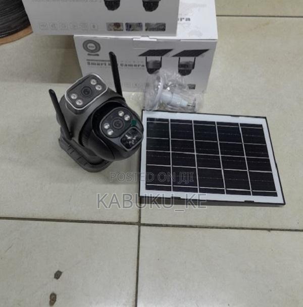 Solar 4g V380 Dual Lens PTZ Camera With Simcard Slot
