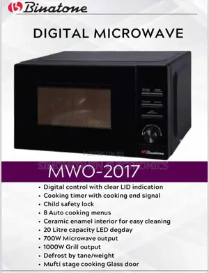 20 Litres Binatone Microwave