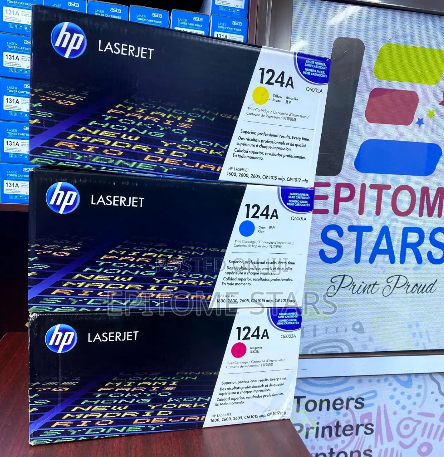 Matchless Hp 124a Original Laserjet Toner Cartridges