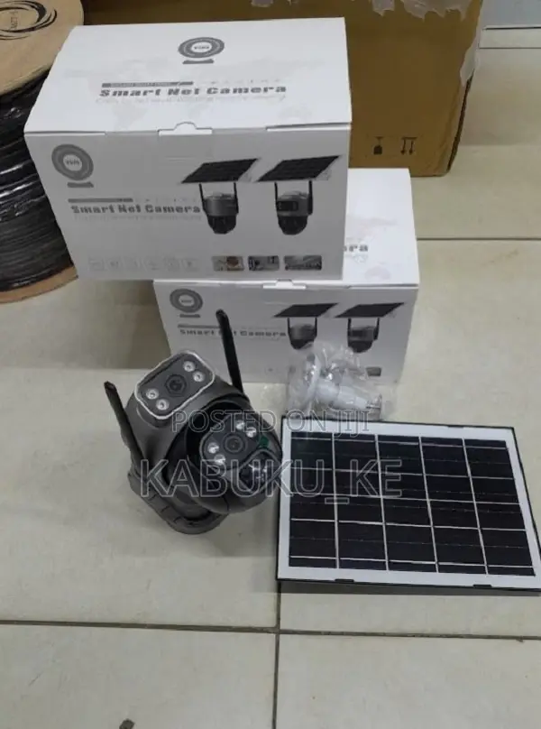 V380 Solar 4g Dual Lens Outdoor Camera PTZ With Simcard Slot