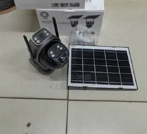 V380 Pro Solar 4g Dual Lens PTZ Camera With Audio