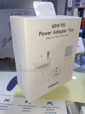 65 Watts Super Charger.65 W Pd.Power Adapter Trio