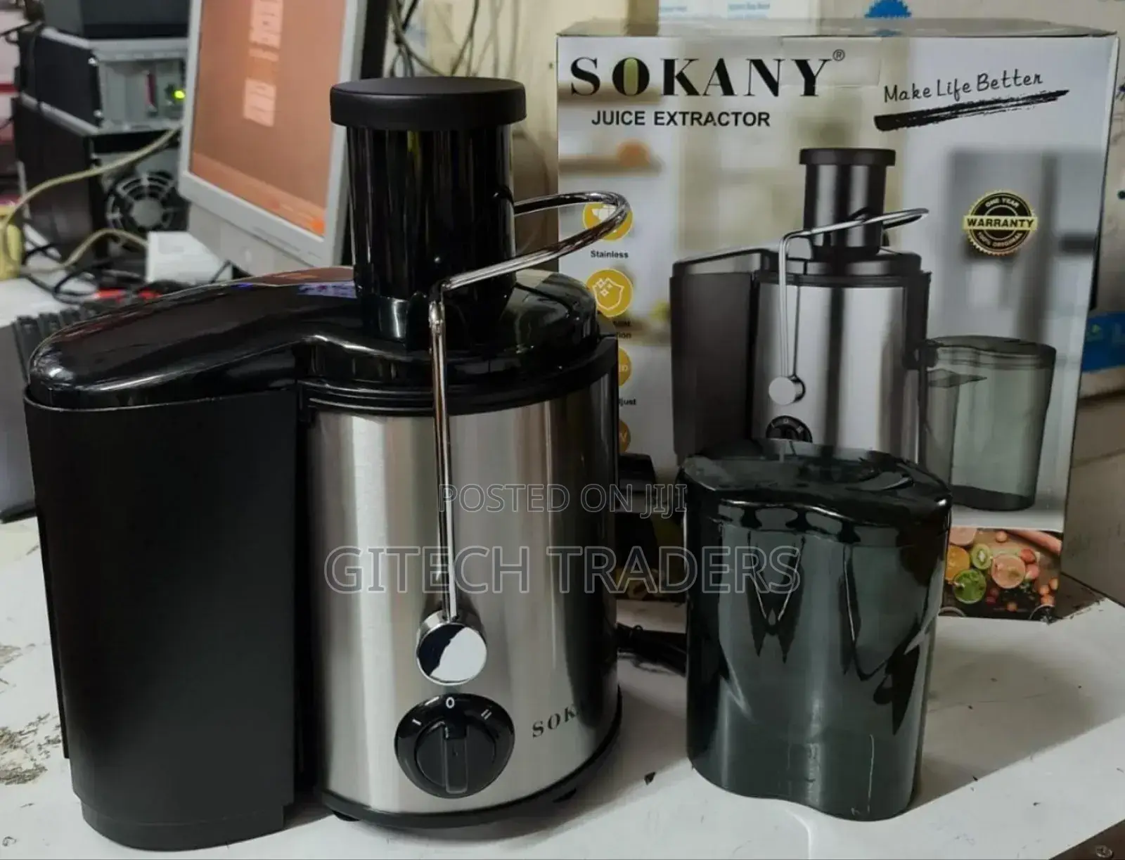 Sokany Juicer
Juice Extractor 800watts