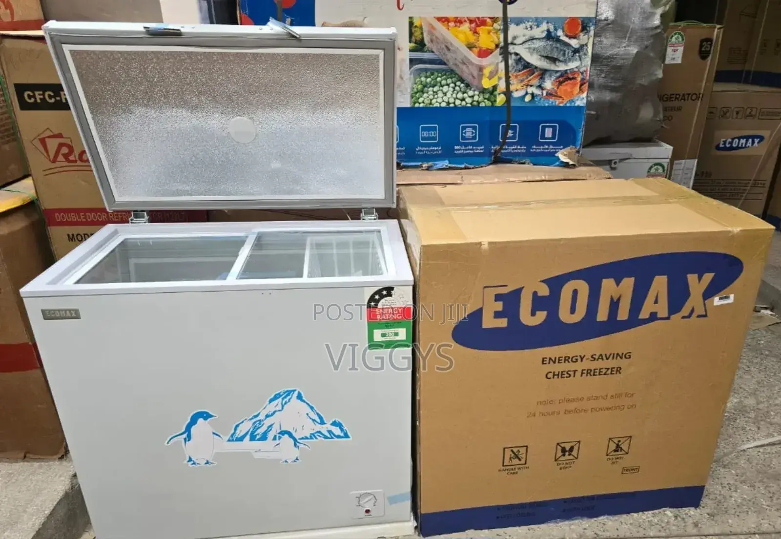 Ecomax 169 Litres Chest Freezer/ Deep Freezer 