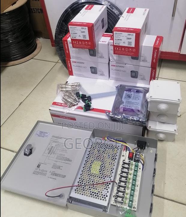 6 Channel Hikvision CCTV Camera Set Package-