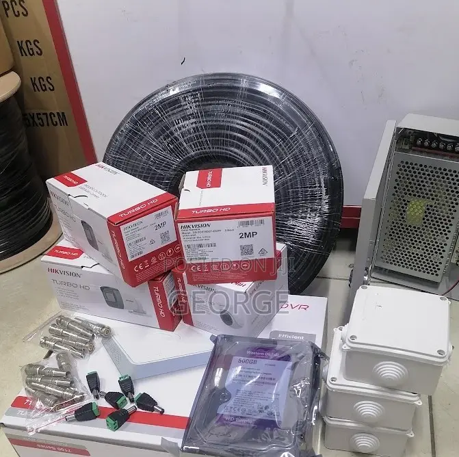 All Pack 6pieces CCTV Hikvision Cameras