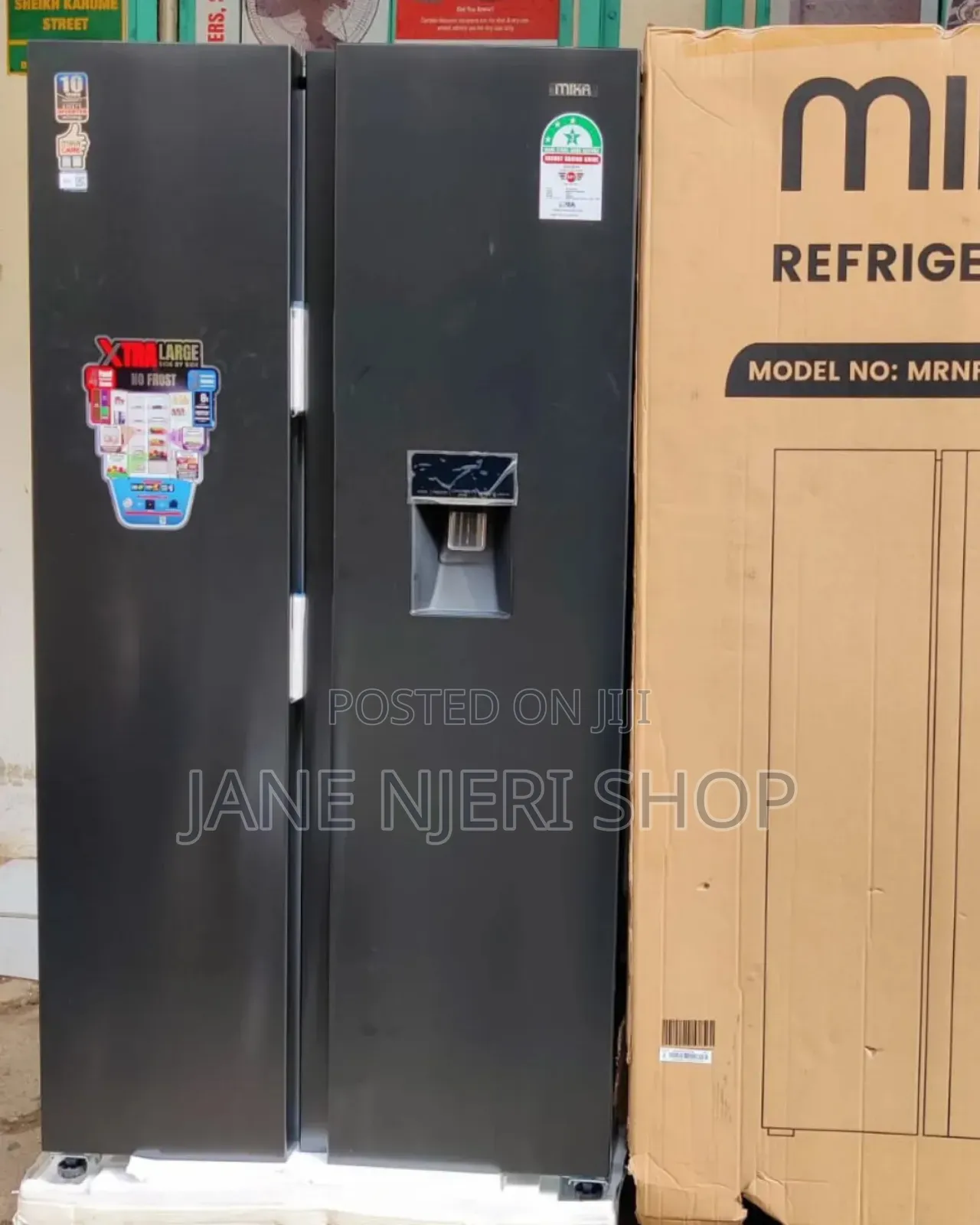 Quality Mika 595 Liters Side by Side Fridge With Disp