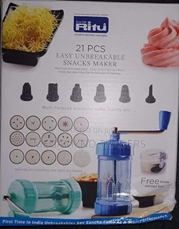 21pc Snack Maker / Sev Noodles Maker - thumbnail 2