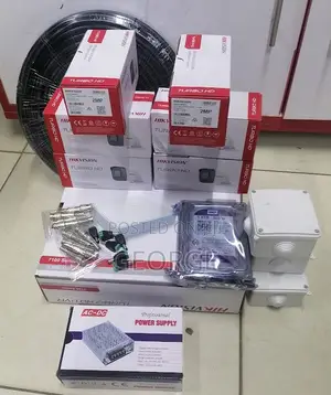 Quality Hikvision Complete Kit 6set Cameras 1080p