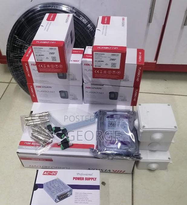 6 Hikvision 1080p Full Hd CCTV Cameras Complete Kit