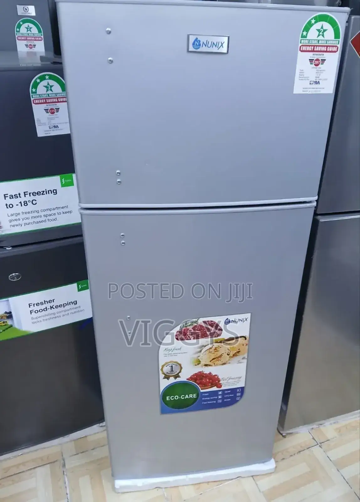 Nunix 210 Litres Double Door Fridge at .
