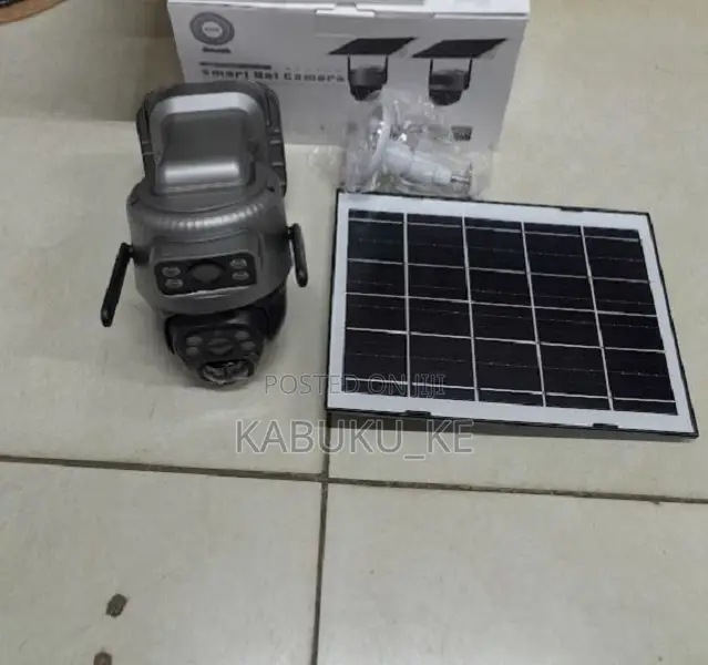 V380 Dual Lens 4g Solar Camera Night Vision Two Way Audio