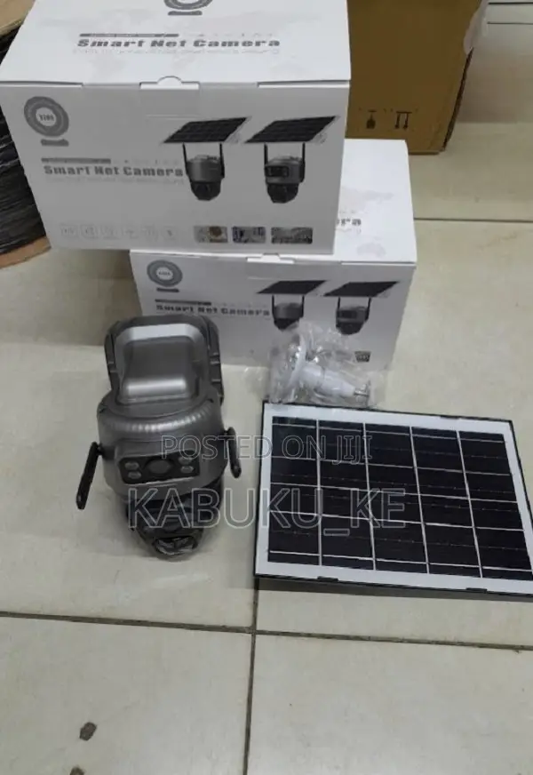 V380 4g Dual Lens PTZ Solar Camera