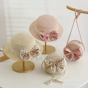 Kids Summer Matching Hat Bag Set