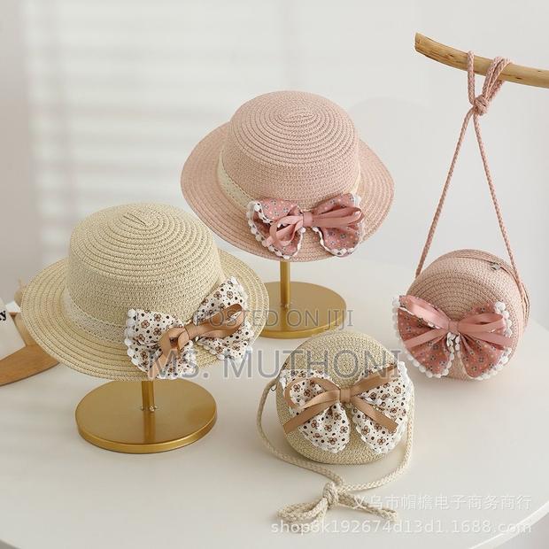 Kids Summer Matching Hat Bag Set - main view