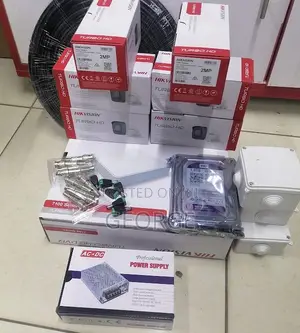 6 Pieces Complete Hikvision CCTV Cameras With DVR